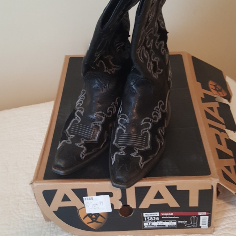 Ariat boots.  Legend